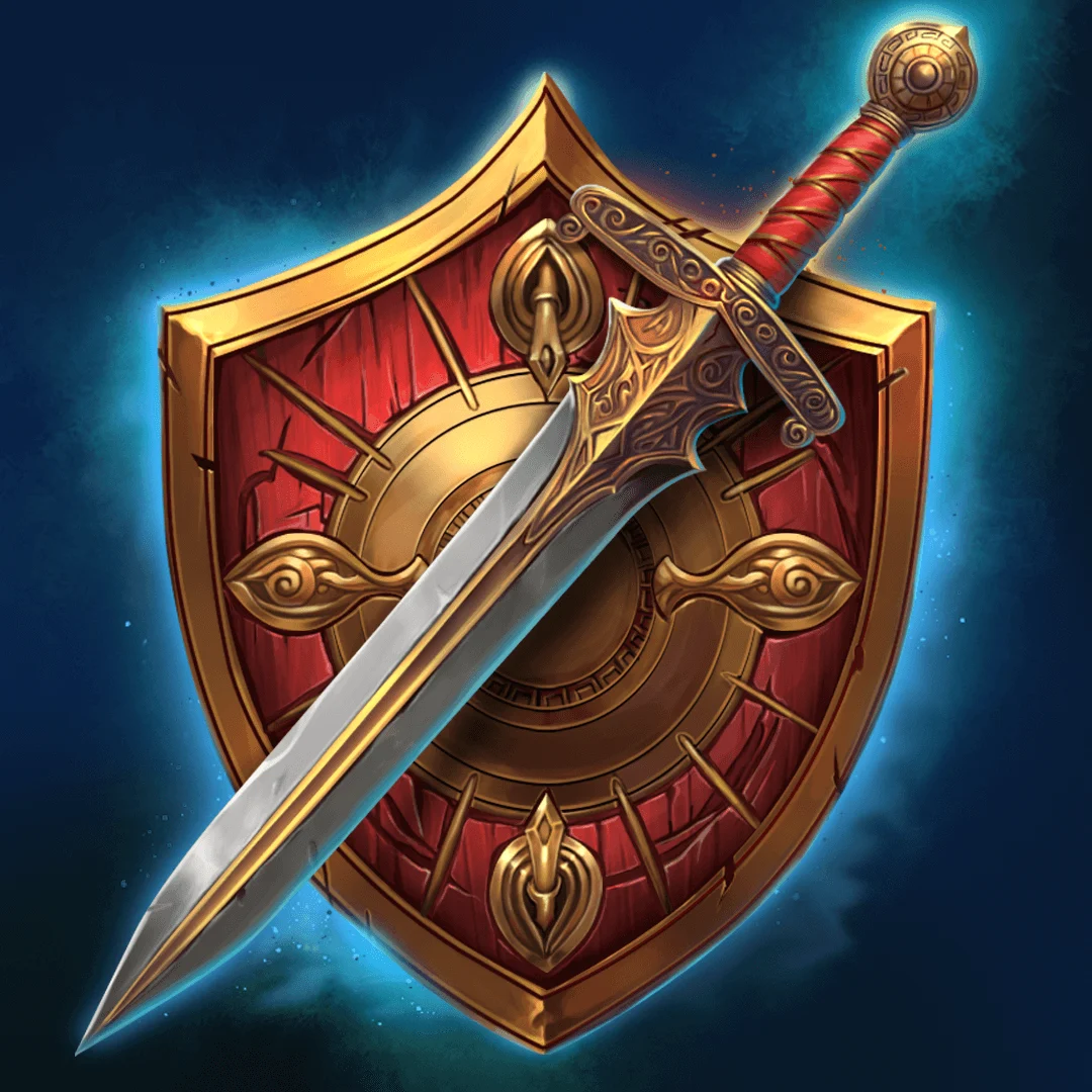 Shield and Sword Slot Symbol Shield and Sword Slot Symbol