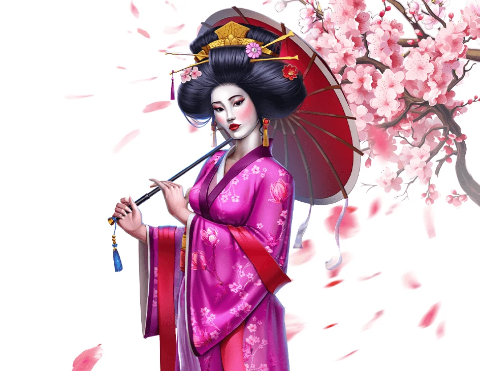 Geisha Slot Game Character Art Geisha Slot Game Character Art