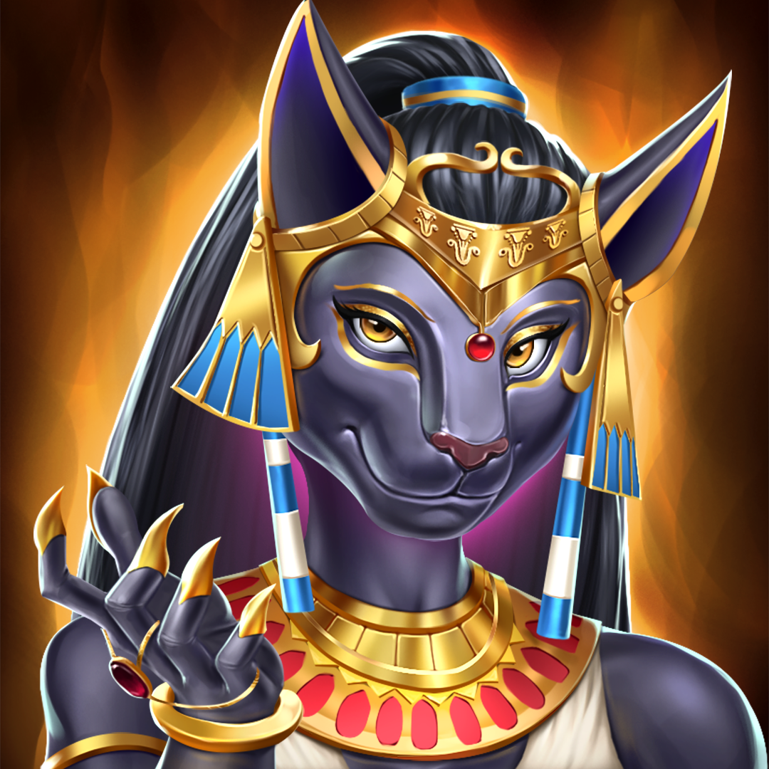 Bastet 2D Character