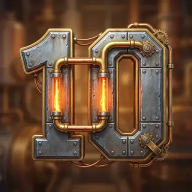 Adventurer character holding a machete in ancient jungle ruins, designed as a slot game explorer hero.