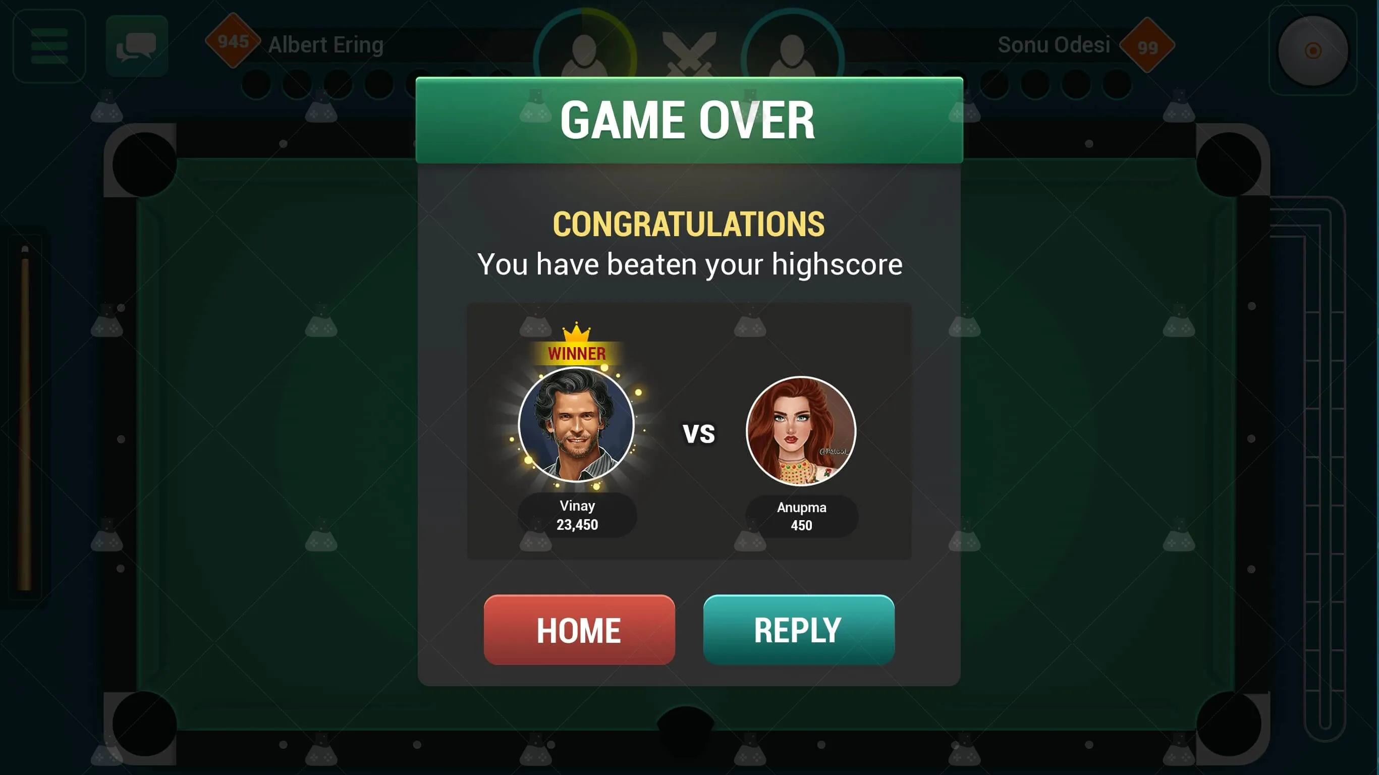 8 Pool Game Screenshot 4