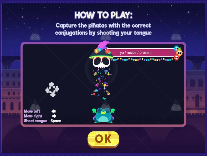 Dia De Los Verbos Gameplay 4