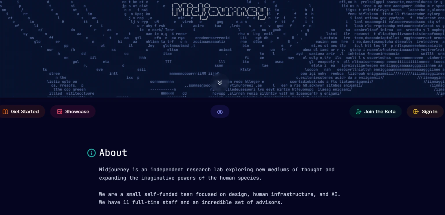 Mid Journey AI game art creator