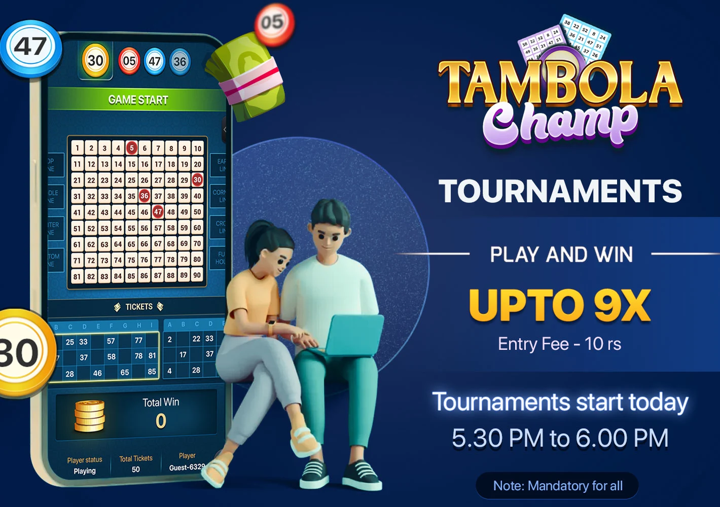 Tambola Mass Testing