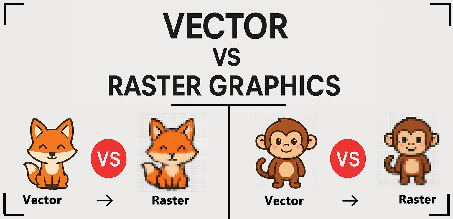Vector or Raster? A Complete Guide to Choosing the Right Graphic Format"