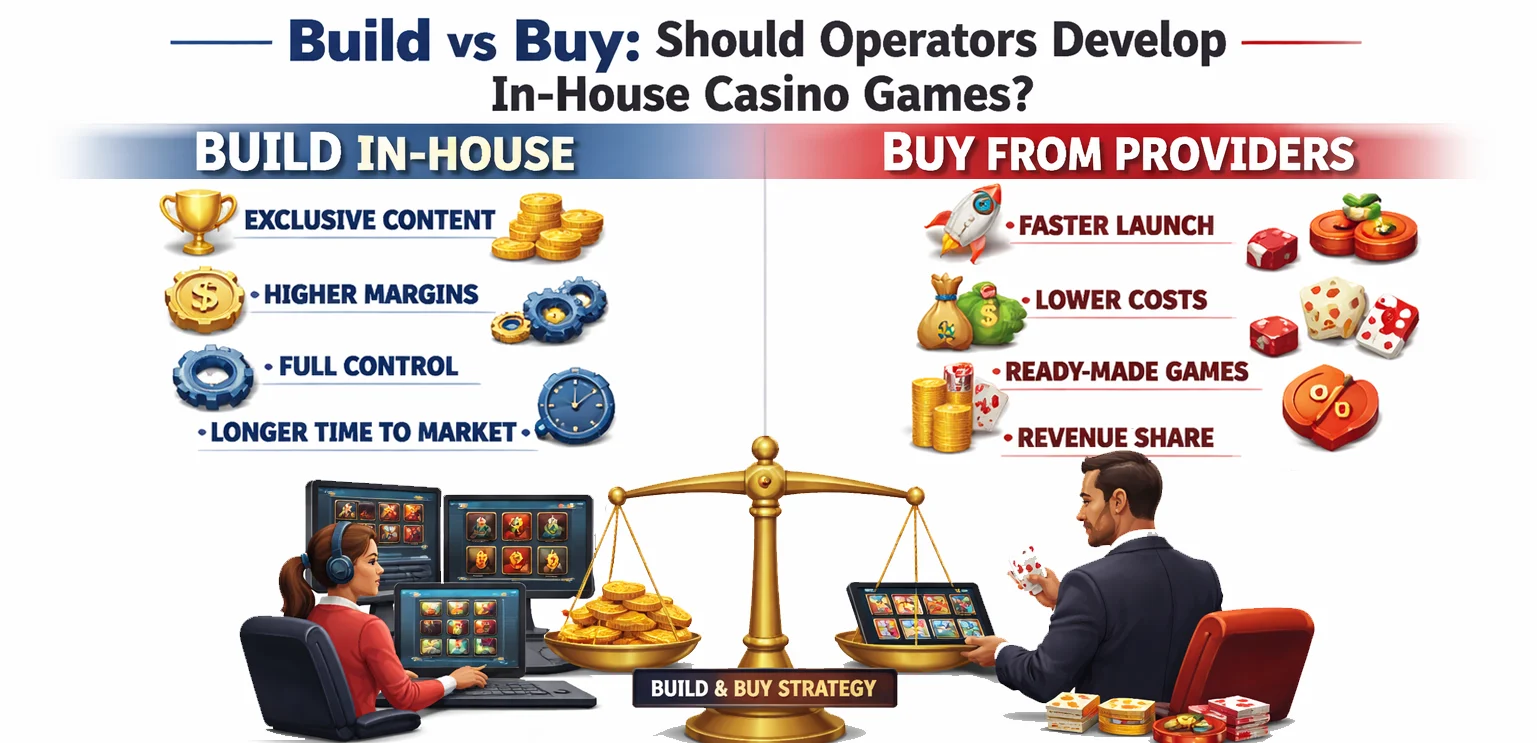Build vs Buy: Should Operators Develop In-House Casino Games?