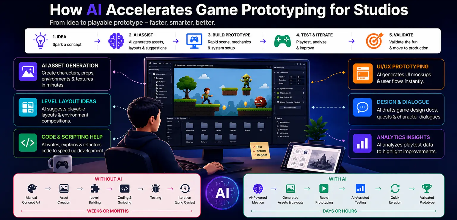 How AI Is Accelerating Game Prototyping for Modern Studios