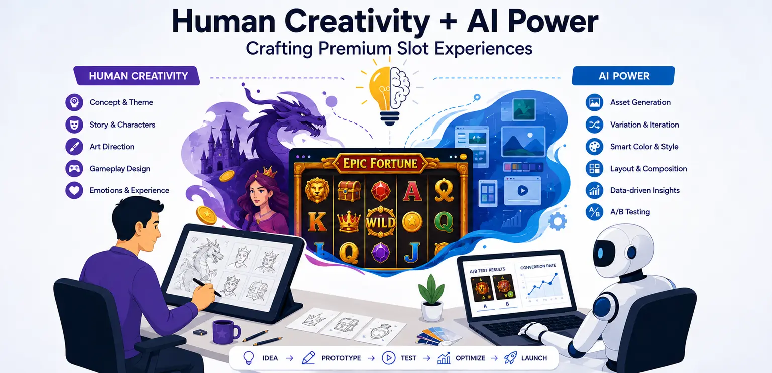 How Human Creativity and AI Are Shaping Premium Slot Game Design