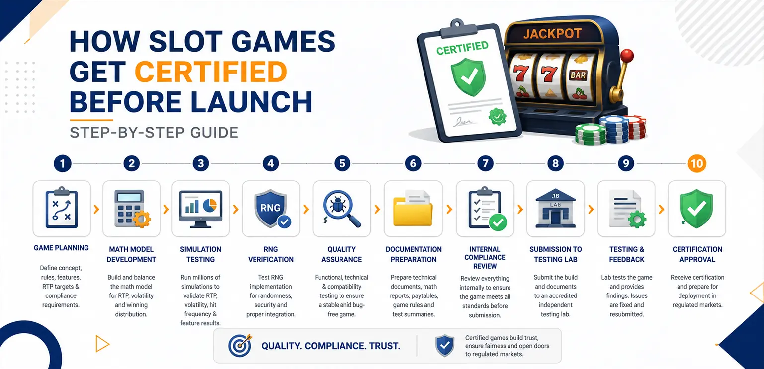 How Slot Games Get Certified Before Launch