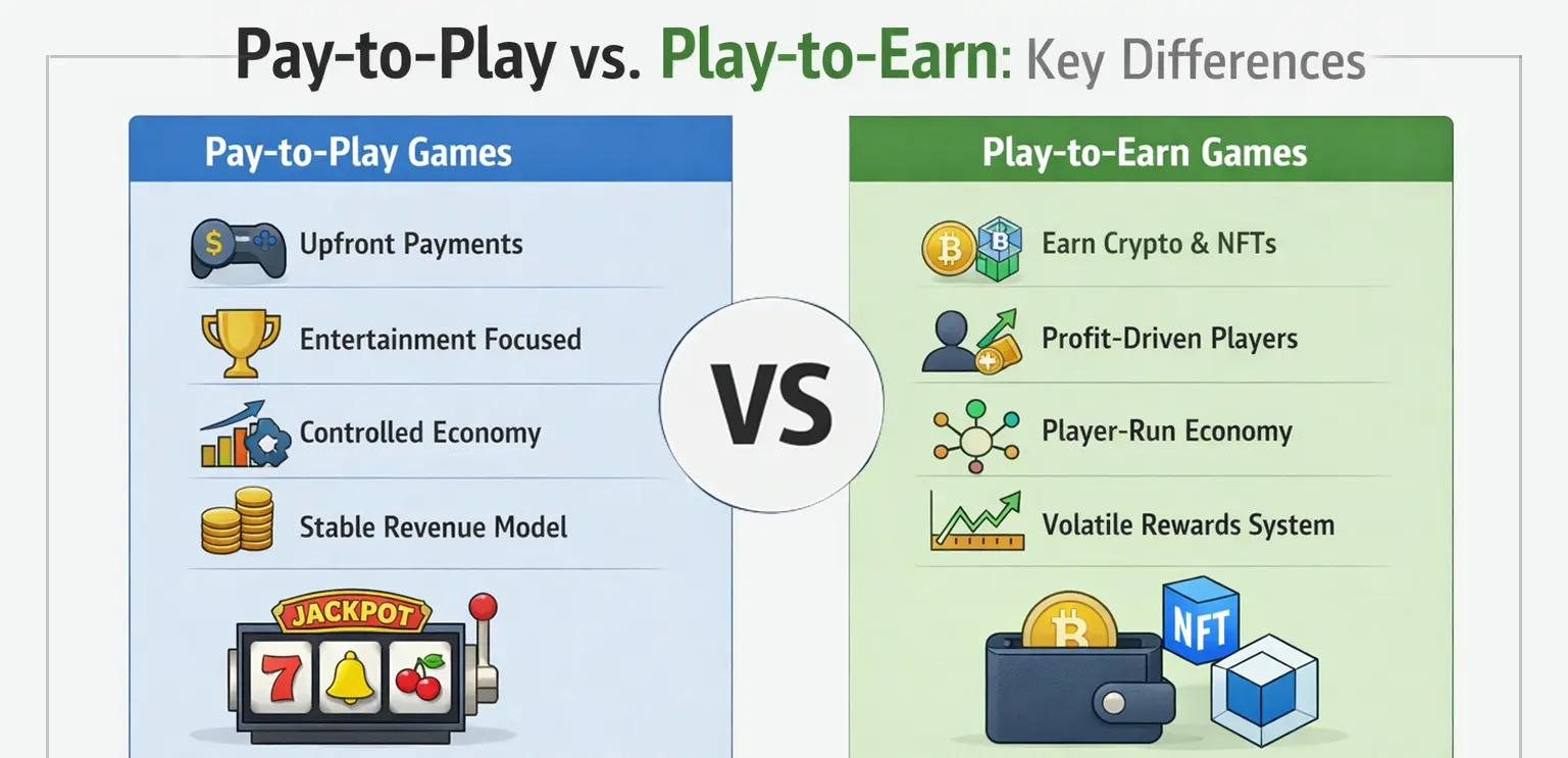 Pay-to-Play vs Play-to-Earn Games
