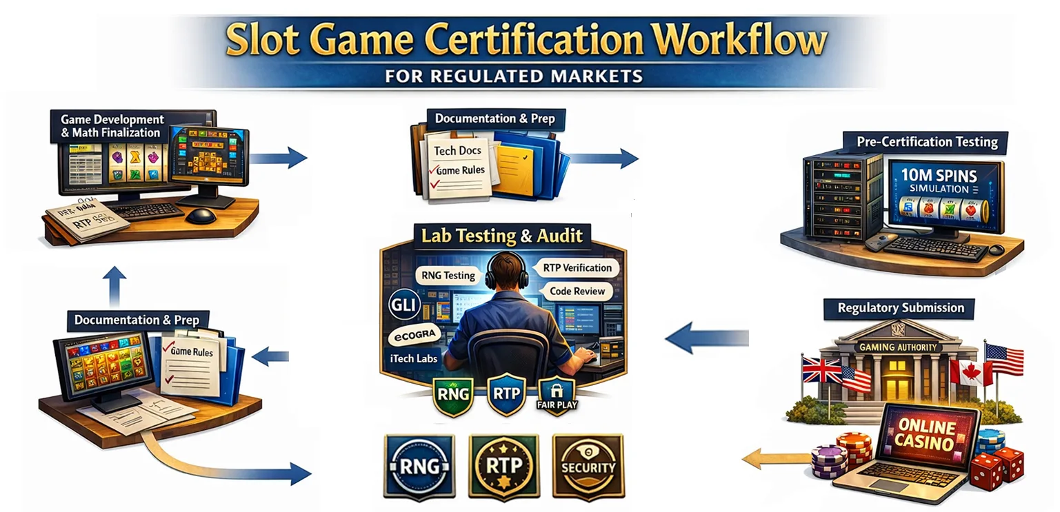 Slot Game Certification Workflow for Regulated Markets