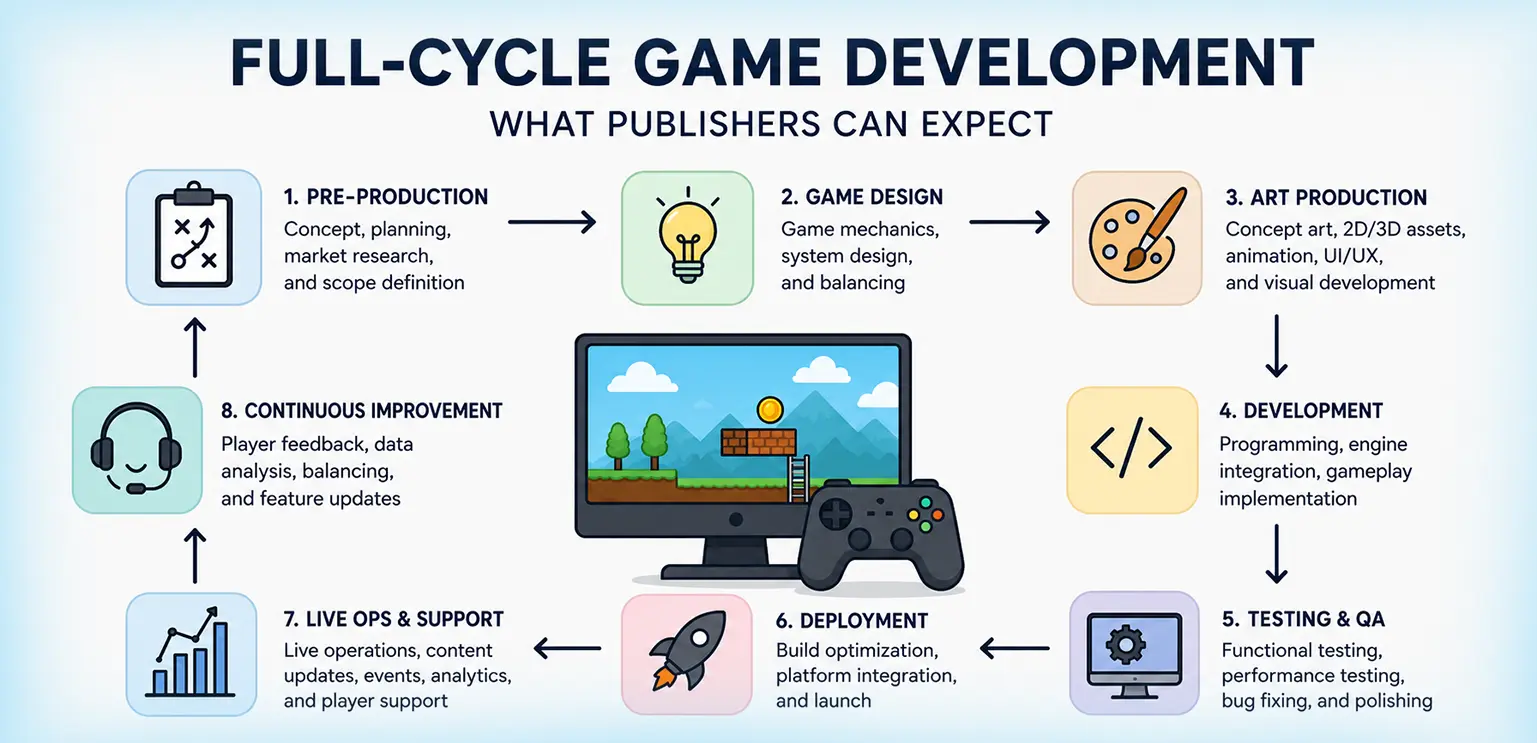 What Publishers Should Expect from Full-Cycle Game Development