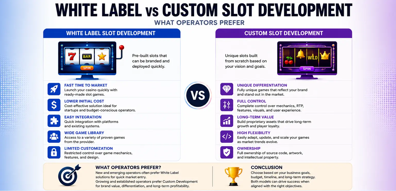 White Label vs Custom Slot Development