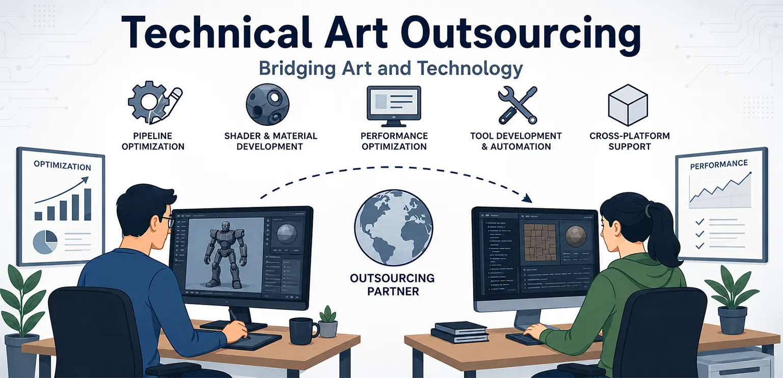 Why Technical Art Outsourcing Is in High Demand for Modern Game Development