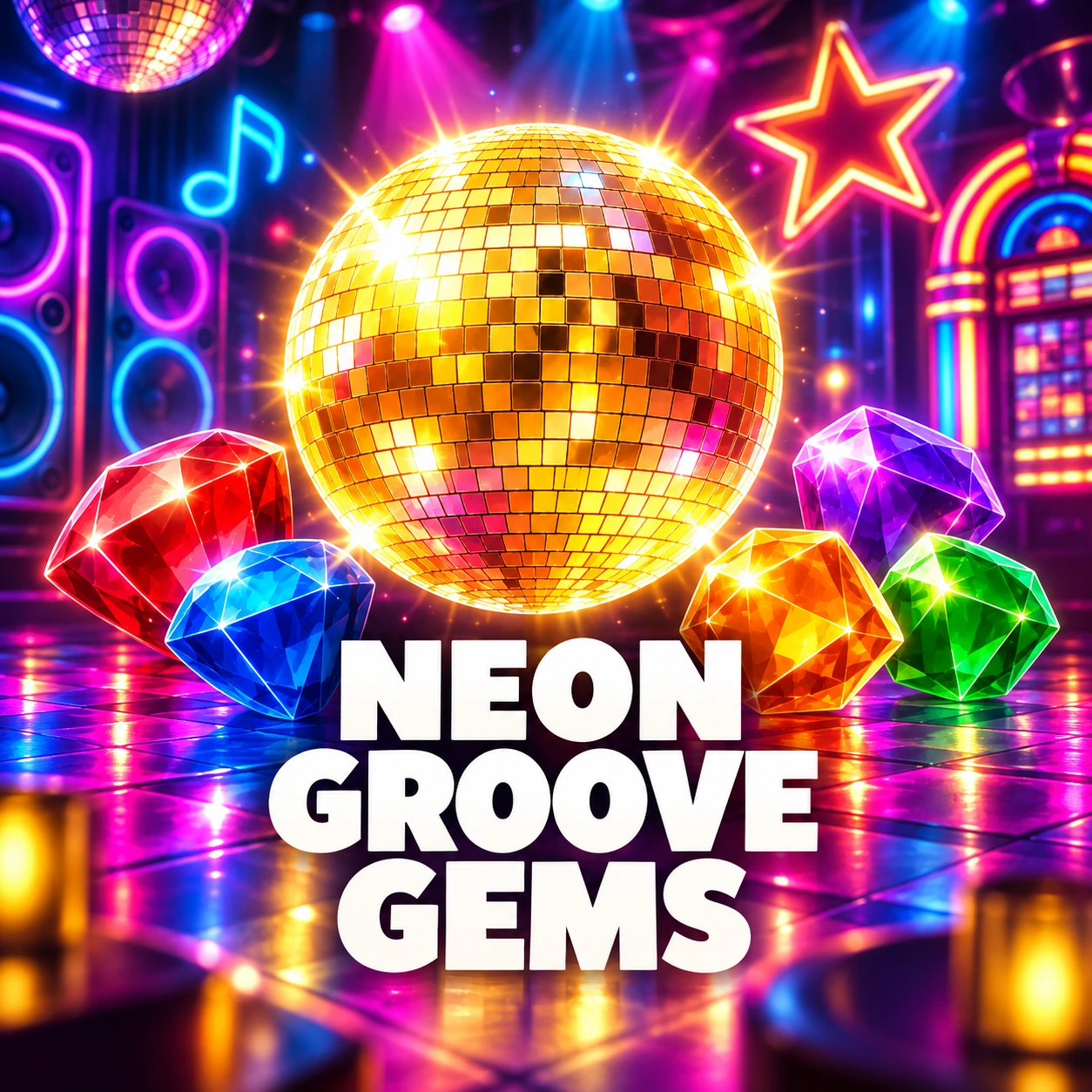 Neon Groove Gems
